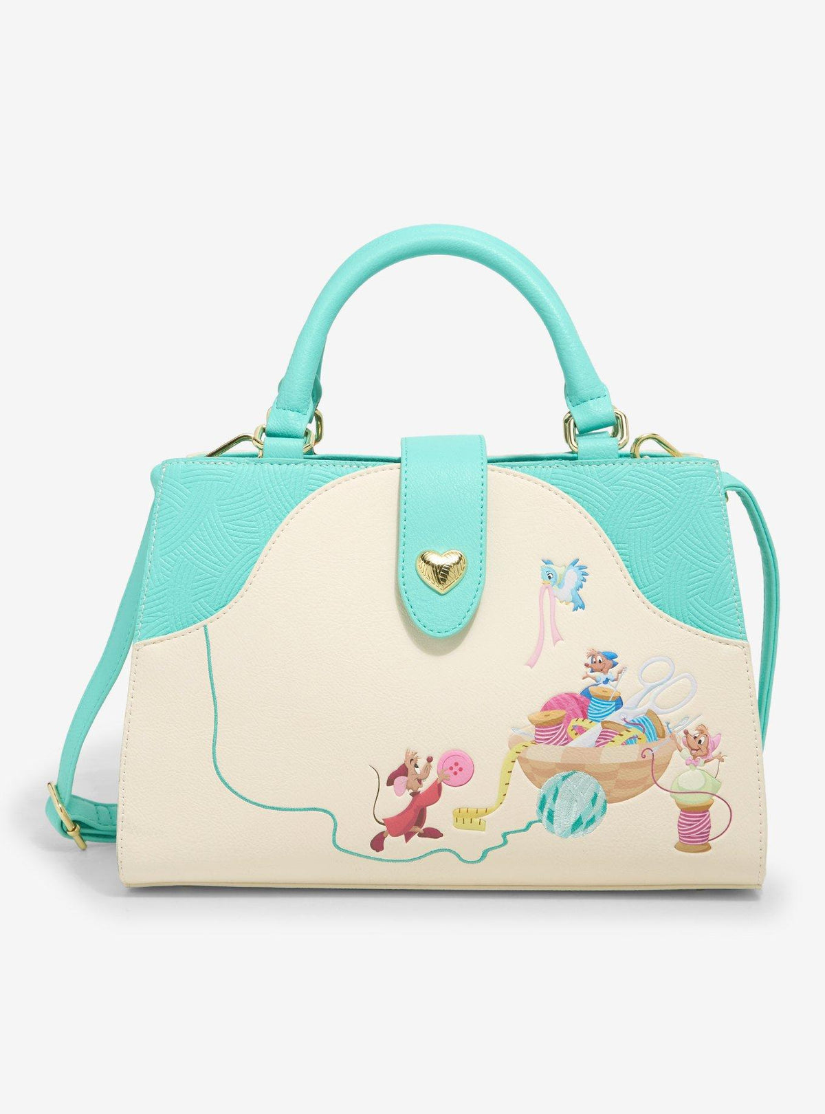 Cinderella Mice & Birds Convertible Crossbody Bag