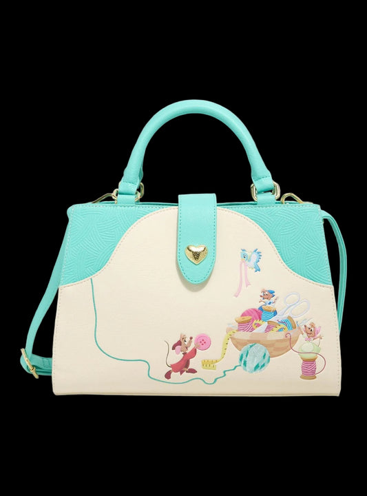 Cinderella Mice & Birds Convertible Crossbody Bag