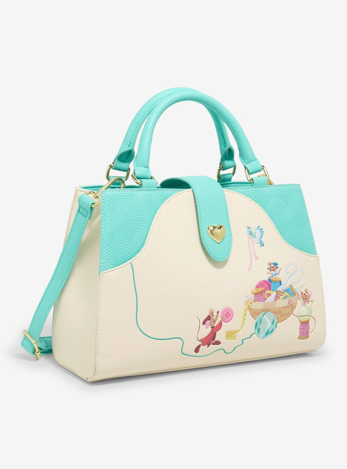 Cinderella Mice & Birds Convertible Crossbody Bag