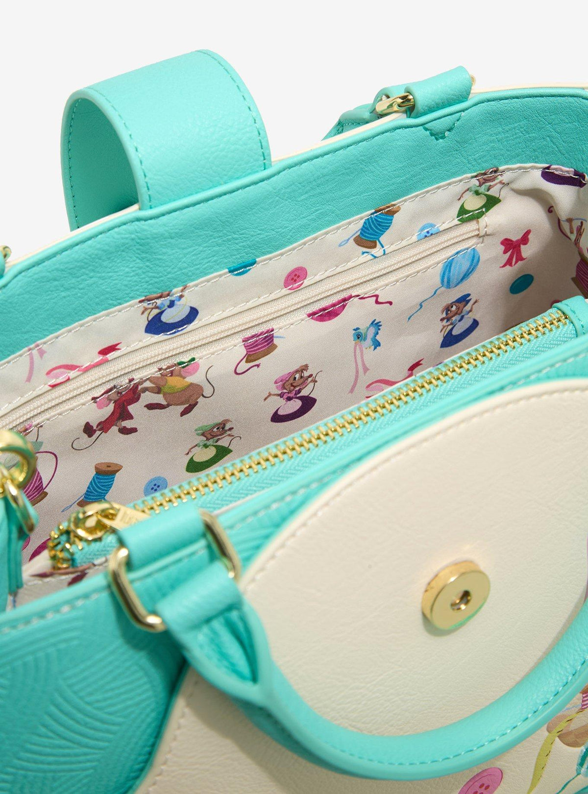 Cinderella Mice & Birds Convertible Crossbody Bag