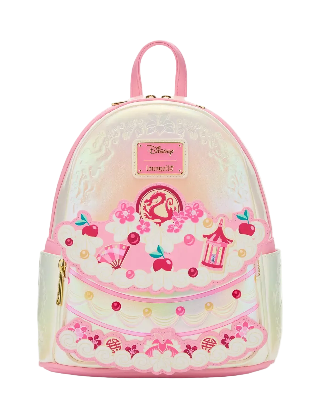 Mulan Cake Iridescent Mini Backpack Exclusive Loungefly Disney