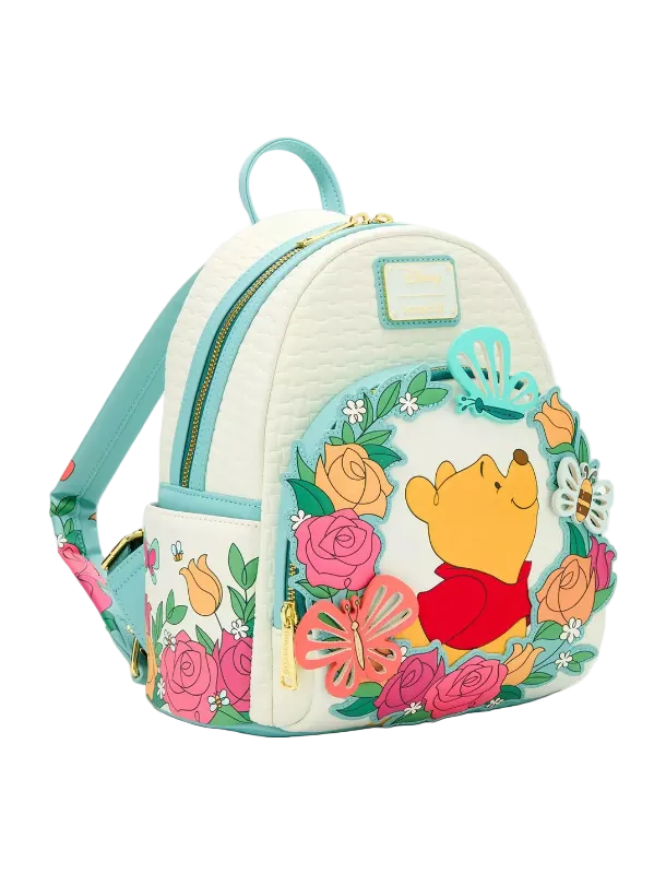 Winnie the Pooh Floral Mini Backpack Exclusive Loungefly Disney