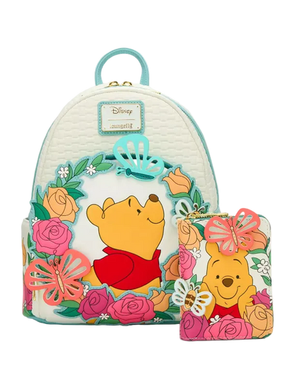 Winnie the Pooh Floral Mini Backpack Exclusive Loungefly Disney
