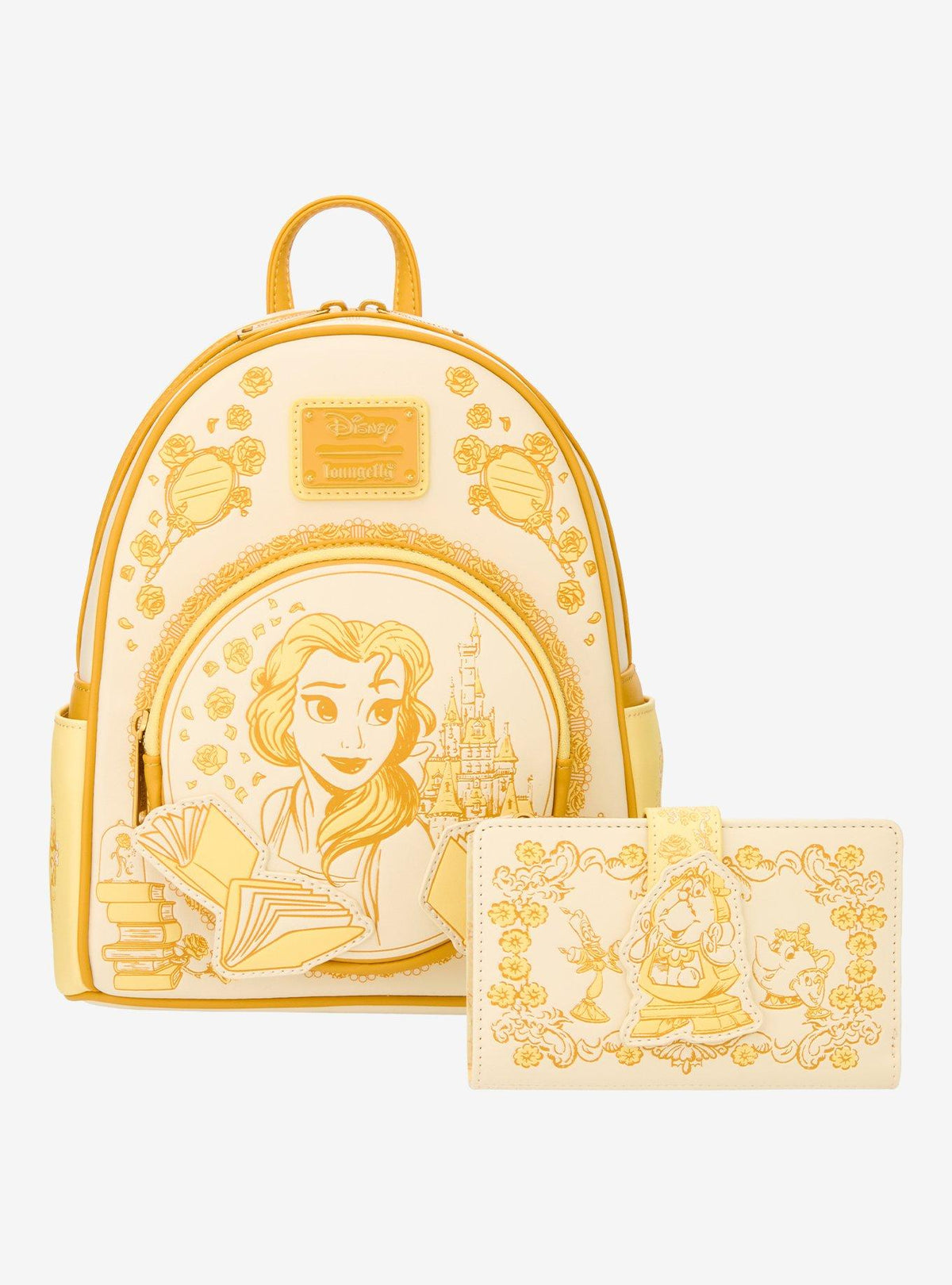 Belle Tonal Sketch Portrait Mini Backpack