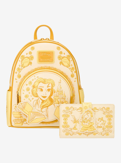 Belle Tonal Sketch Portrait Mini Backpack