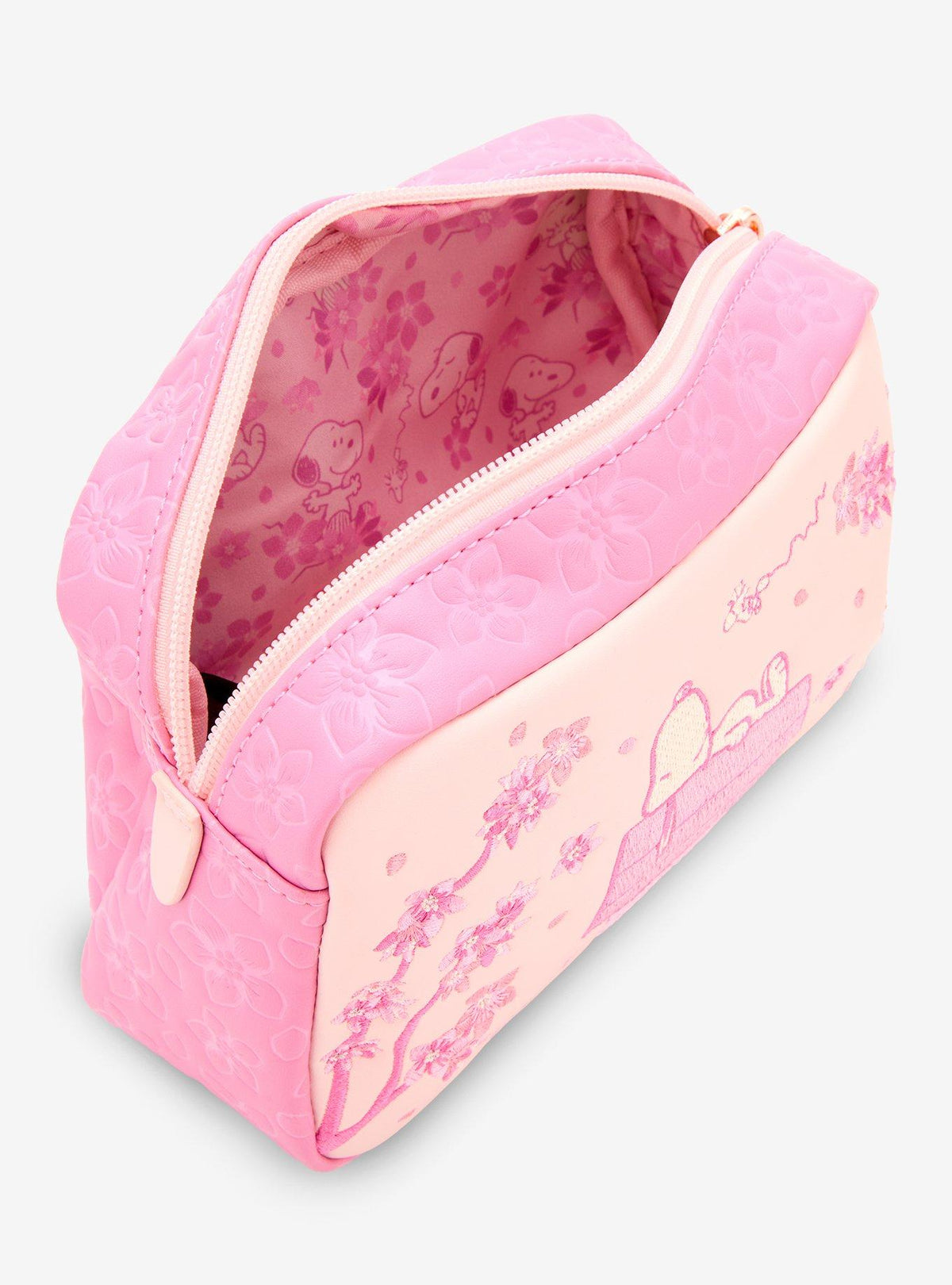 Peanuts Snoopy Cherry Blossom Cosmetic Bag