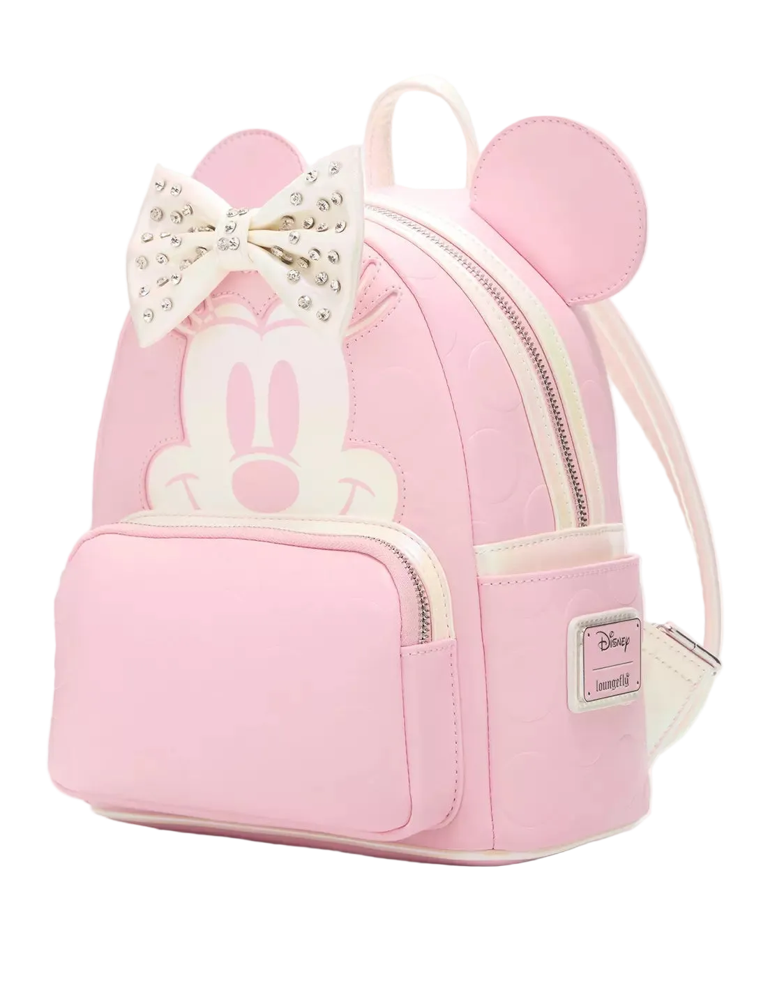 Minnie Mouse Rhinestone Bow Figural Mini Backpack Exclusive Loungefly Disney