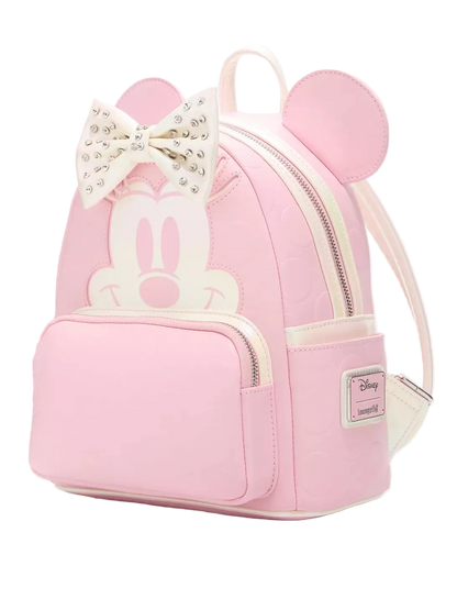 Minnie Mouse Rhinestone Bow Figural Mini Backpack Exclusive Loungefly Disney