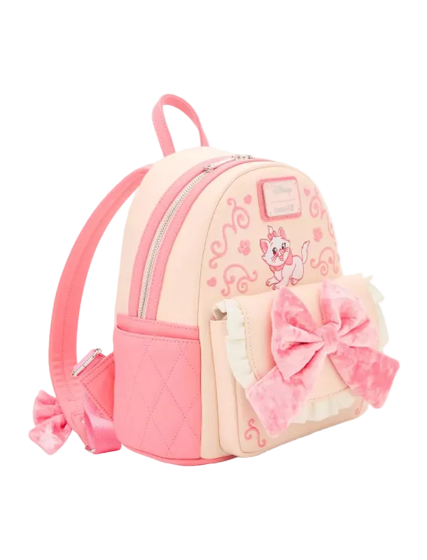 Marie Velvet Bow Mini Backpack Exclusive Loungefly Disney The Aristocats