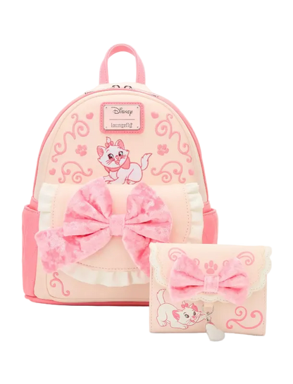 Marie Velvet Bow Mini Backpack Exclusive Loungefly Disney The Aristocats