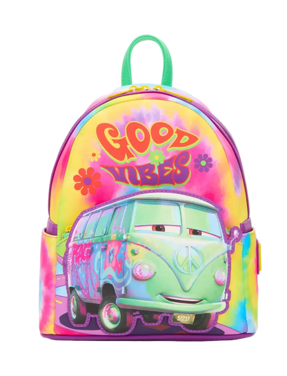 Cars Fillmore Tie-Dye Mini Backpack Exclusive Loungefly Disney Pixar