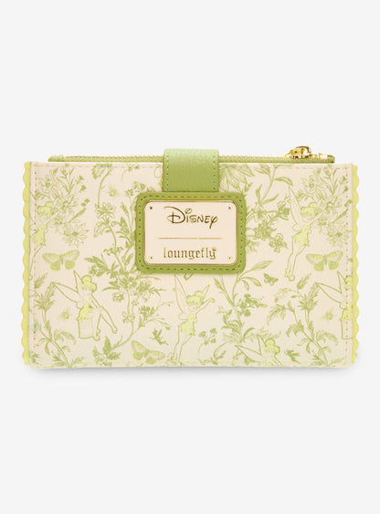 Peter Pan Tinker Bell Floral Allover Print Wallet