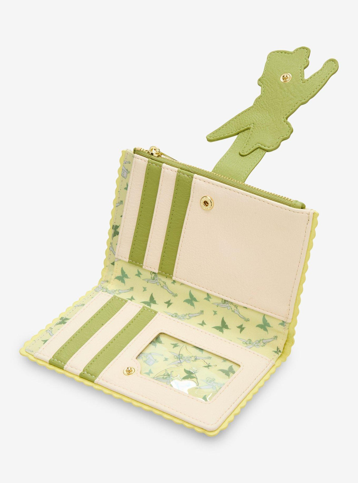Peter Pan Tinker Bell Floral Allover Print Wallet