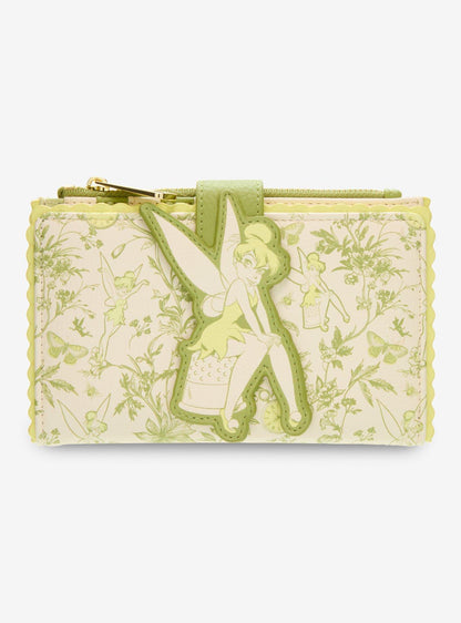 Peter Pan Tinker Bell Floral Allover Print Wallet front