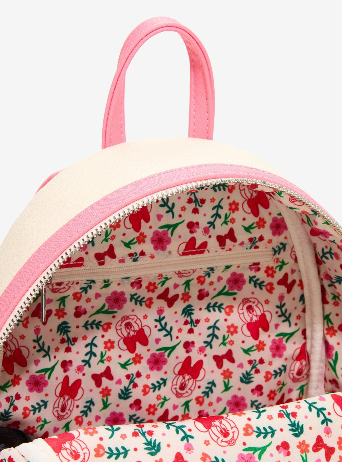 Minnie Mouse Floral Embroidered Mini Backpack
