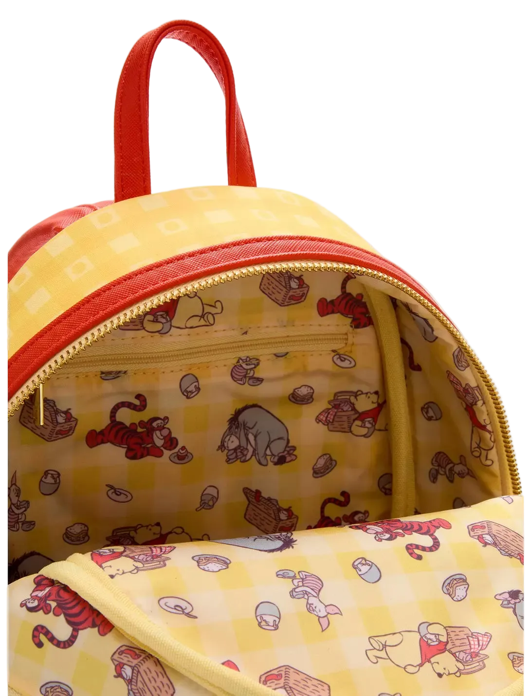 Winnie the Pooh Floral Gingham Mini Backpack Exclusive Loungefly Disney