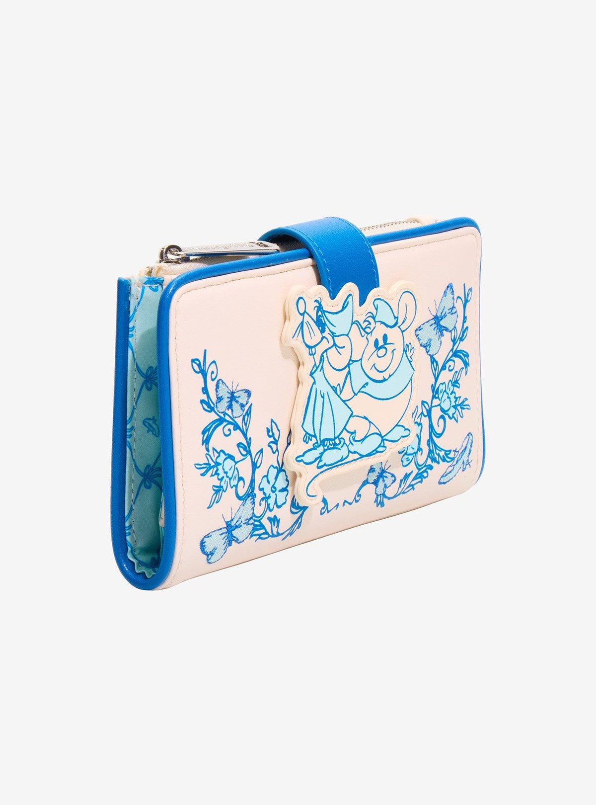 Cinderella Tonal Floral Jaq & Gus Wallet