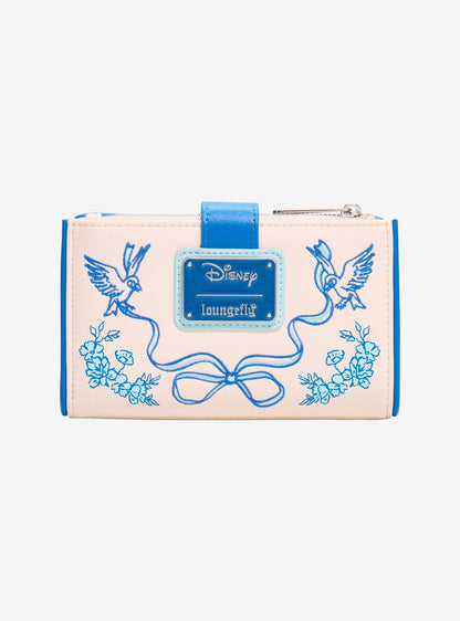 Cinderella Tonal Floral Jaq & Gus Wallet