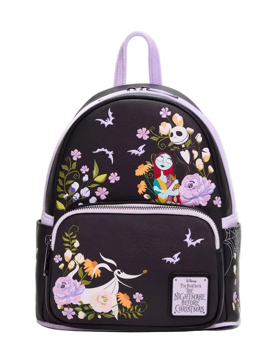 The Nightmare Before Christmas Floral Mini Backpack Exclusive Loungefly Disney