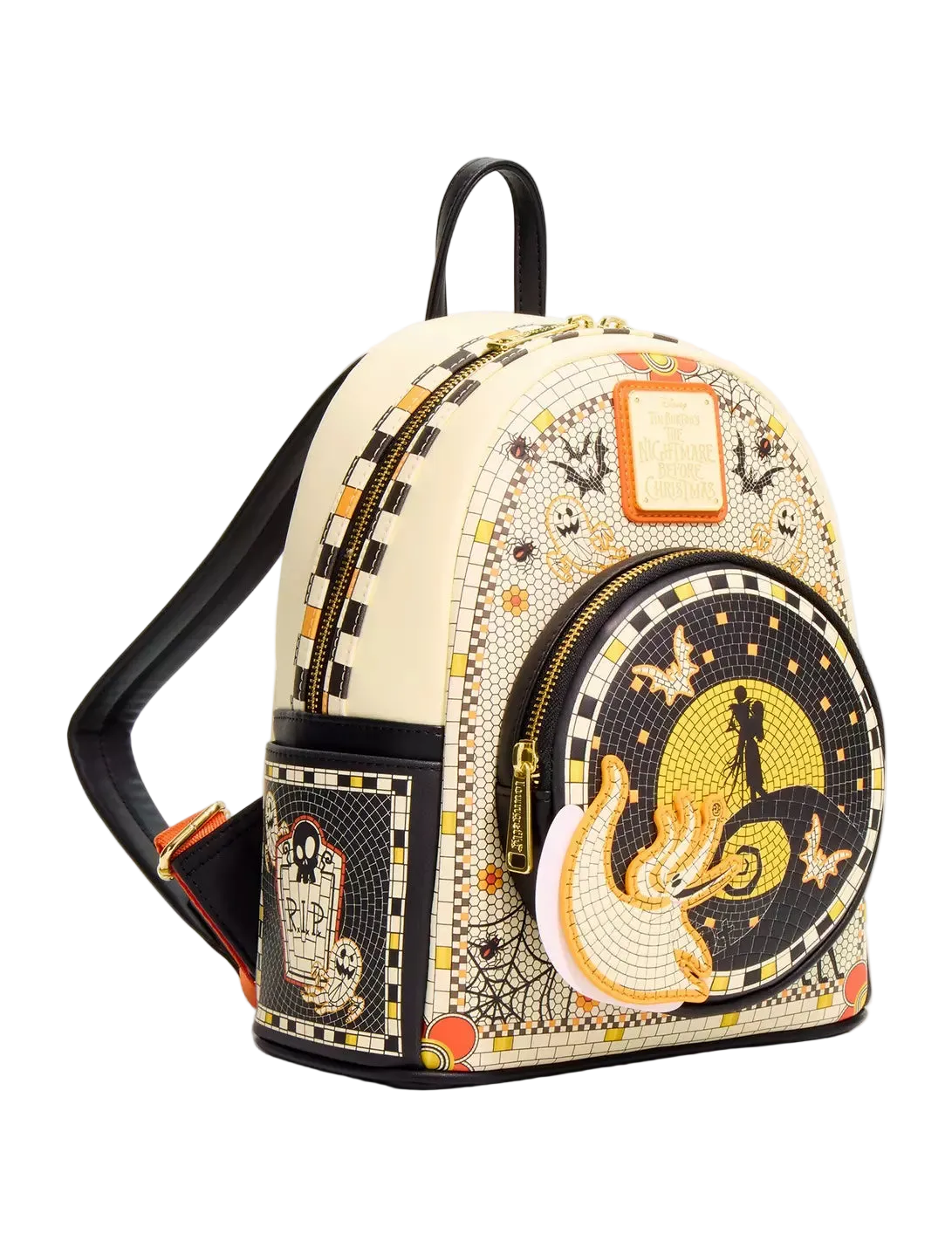 The Nightmare Before Christmas Jack & Sally Mosaic Mini Backpack Exclusive