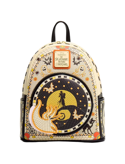 The Nightmare Before Christmas Jack & Sally Mosaic Mini Backpack Exclusive