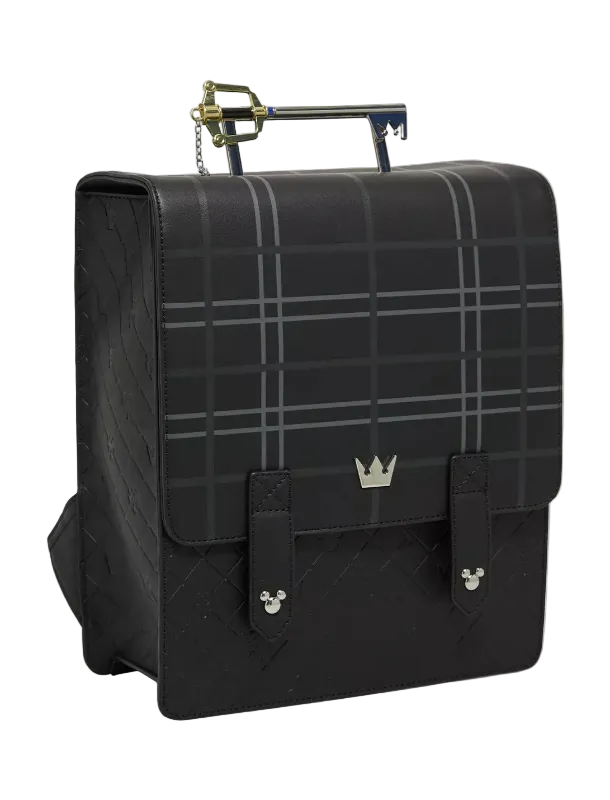 Kingdom Hearts Plaid Keyblade Mini Backpack Exclusive Loungefly Disney