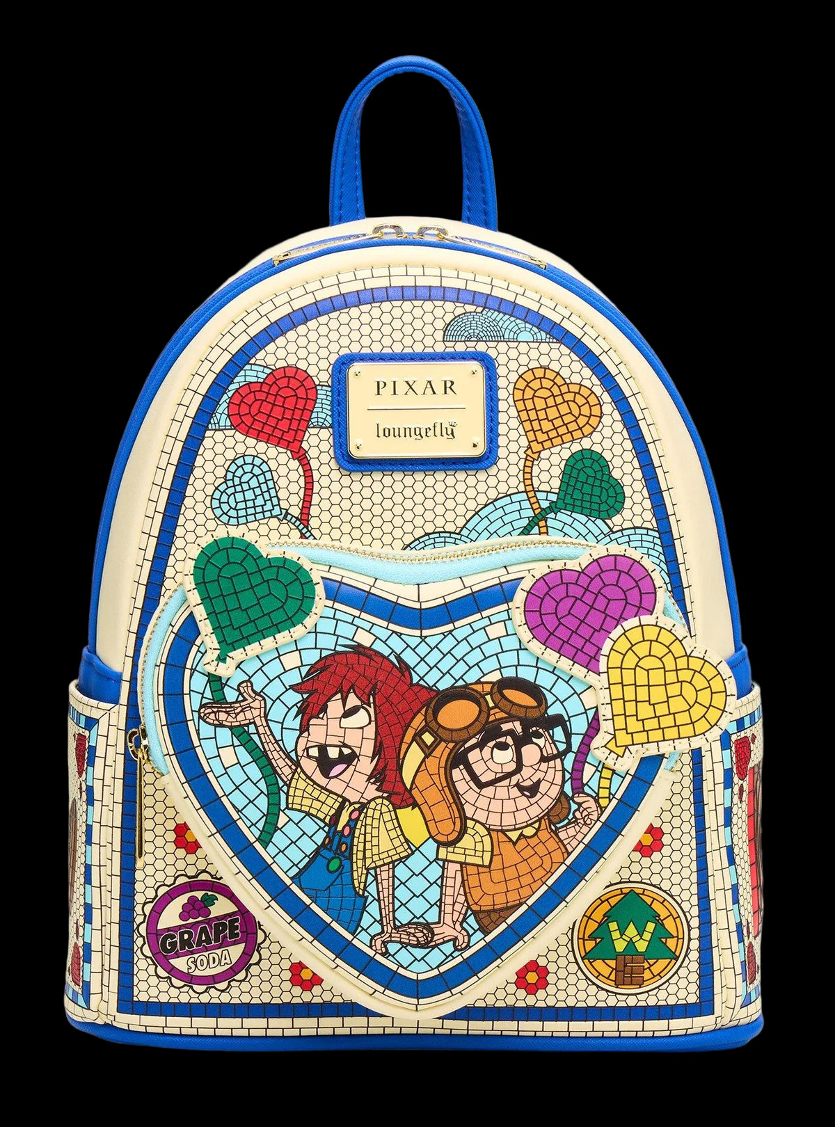 Up Carl & Ellie Mosaic Mini Backpack front