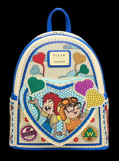 Up Carl & Ellie Mosaic Mini Backpack front