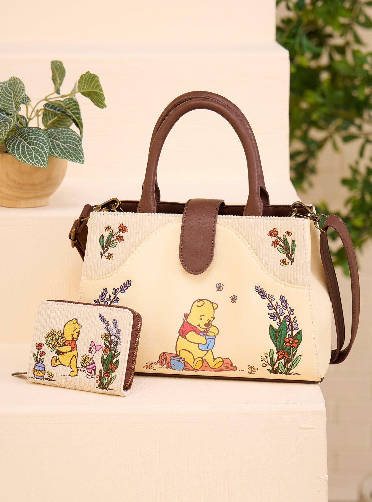 Winnie the Pooh & Friends Gardening Corduroy Crossbody Bag