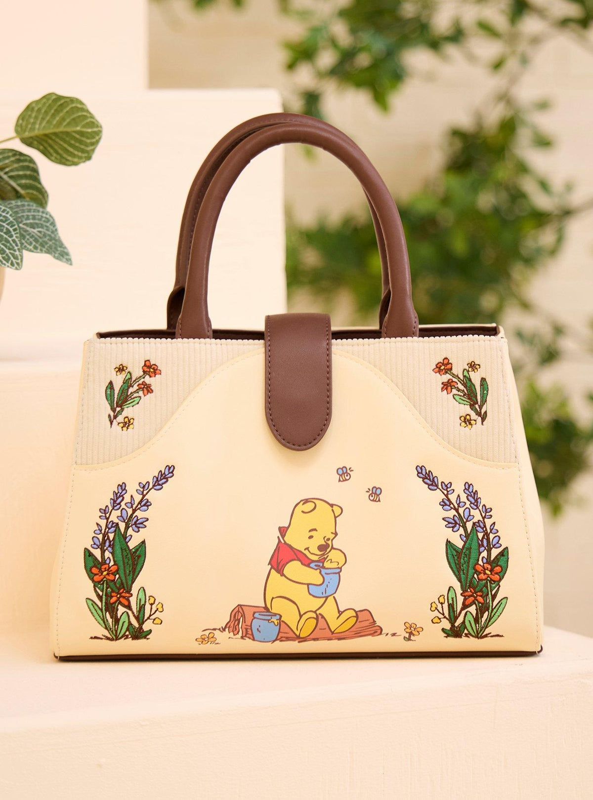 Winnie the Pooh & Friends Gardening Corduroy Crossbody Bag front