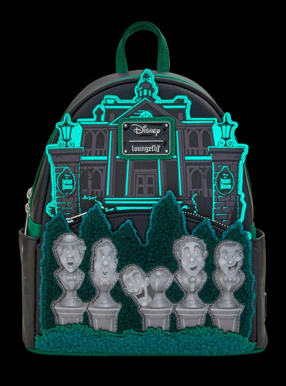 The Haunted Mansion Singing Busts Glow-in-the-Dark Lenticular Mini Backpack
