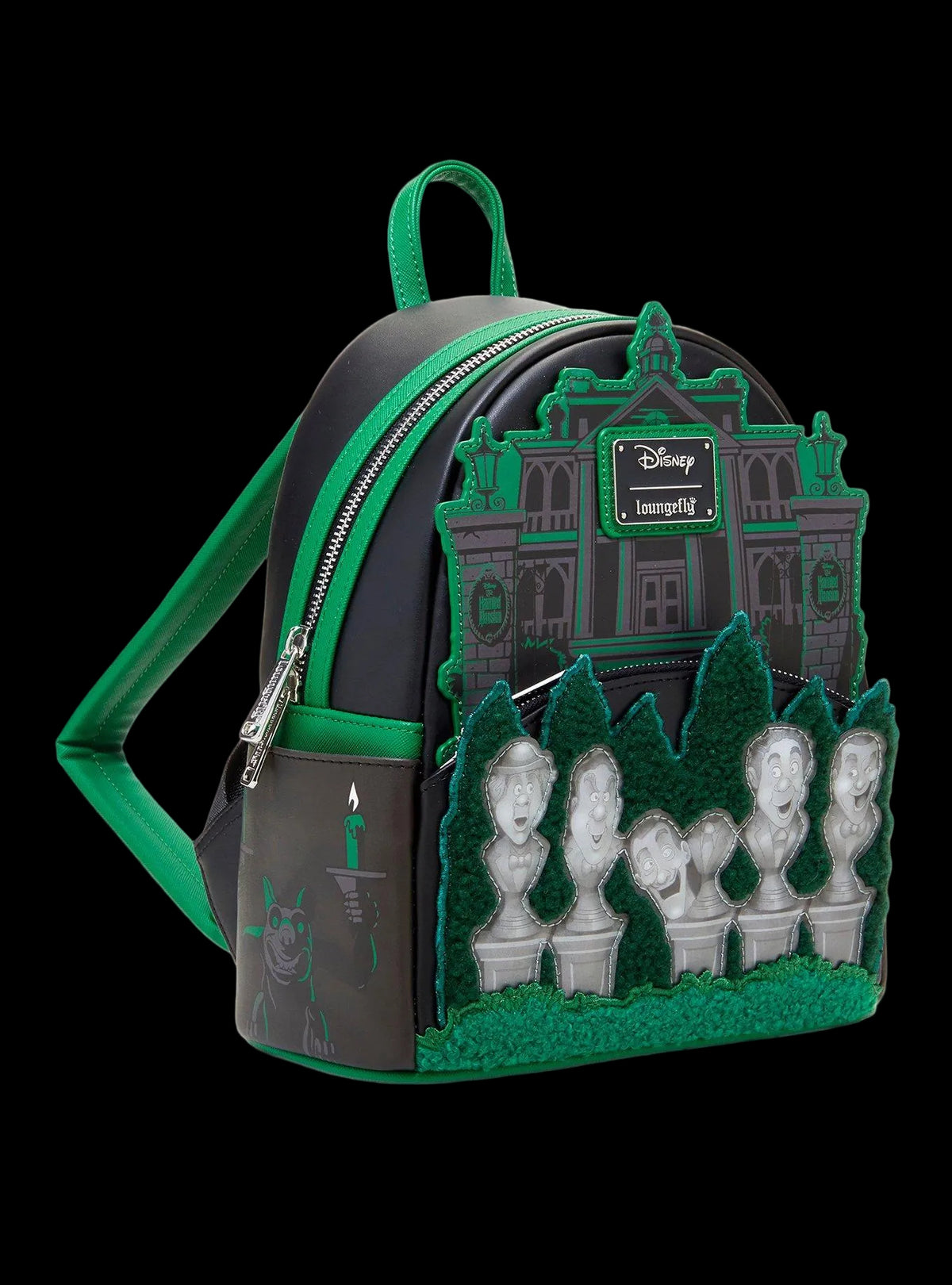 The Haunted Mansion Singing Busts Glow-in-the-Dark Lenticular Mini Backpack