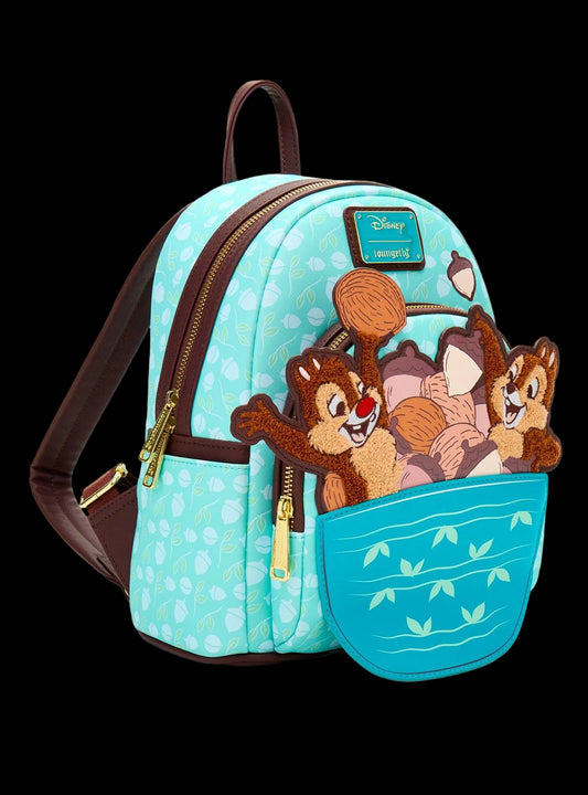 Chip & Dale Acorn Pile Chenille Mini Backpack
