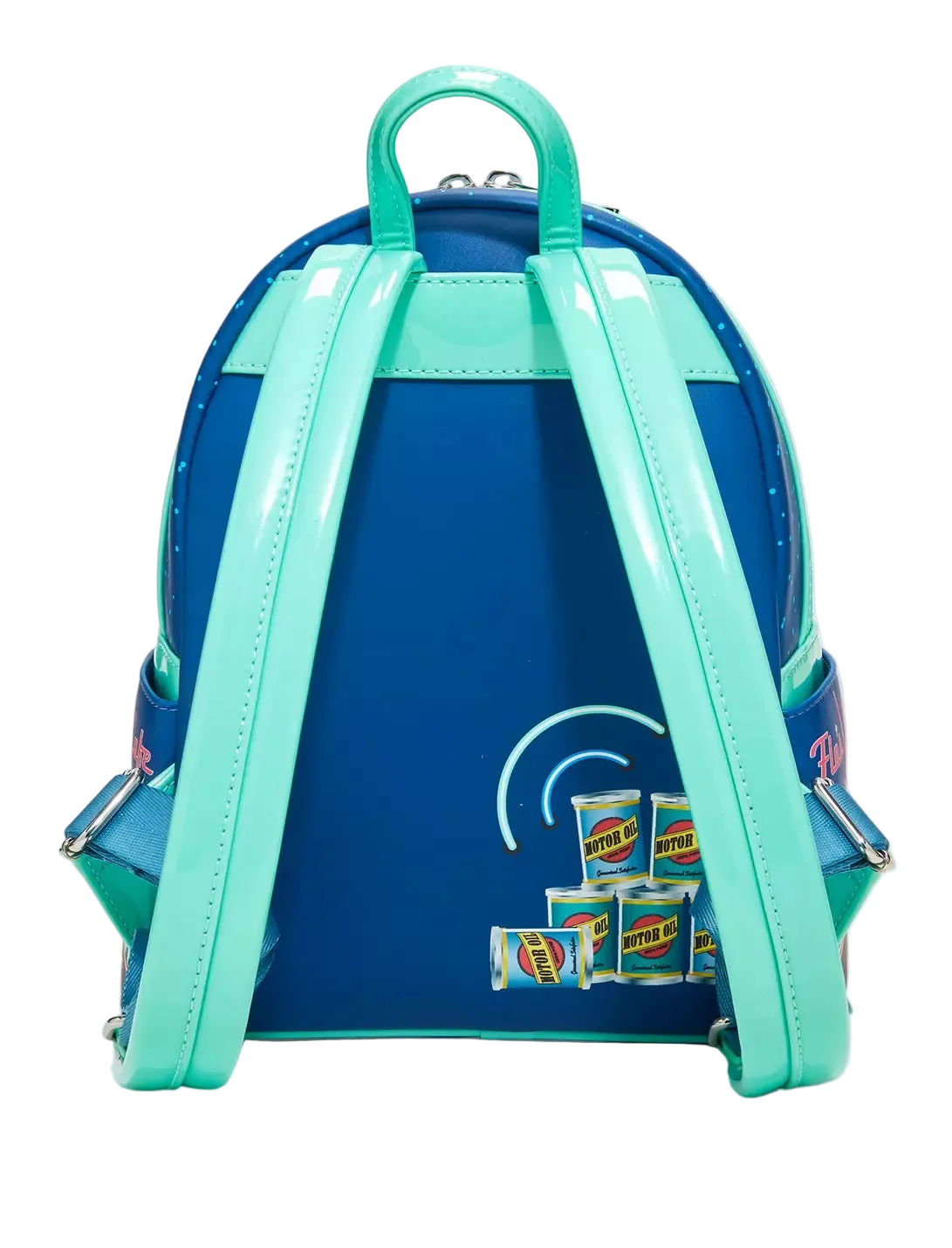 Flo's V8 Cafe Glow-in-the-Dark Mini Backpack Exclusive Loungefly Disney Pixar Cars