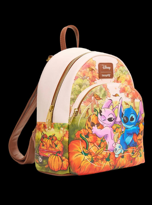 Lilo & Stitch Stitch & Angel Pumpkin Patch Mini Backpack