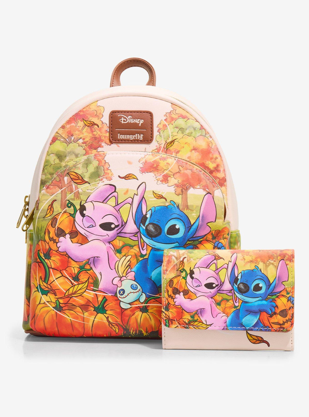 Lilo & Stitch Stitch & Angel Pumpkin Patch Mini Backpack