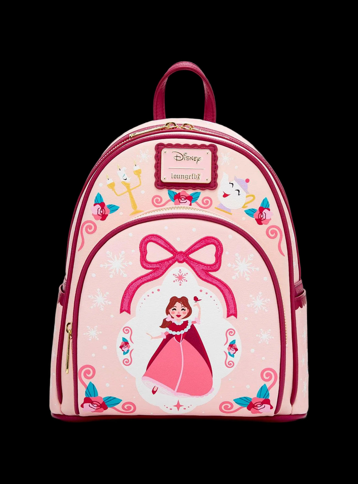 Beauty and the Beast: The Enchanted Christmas Belle Mini Backpack front