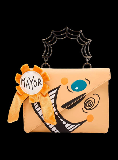 Nightmare Before Christmas Mayor Reversible Crossbody Bag front