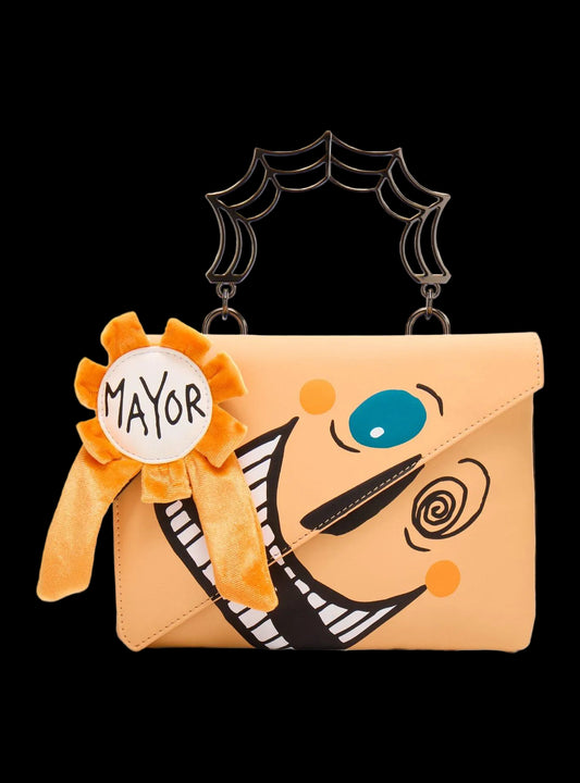 Nightmare Before Christmas Mayor Reversible Crossbody Bag front