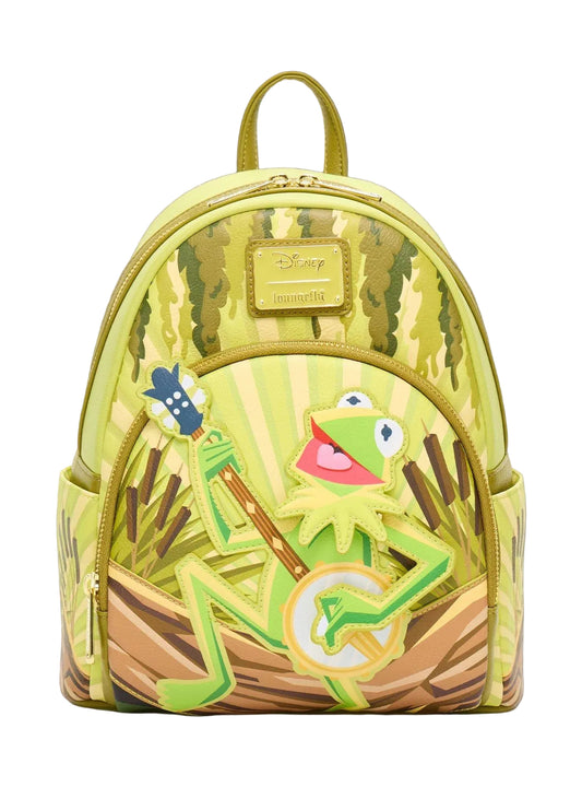The Muppets Kermit Rainbow Connection Banjo Mini Backpack front
