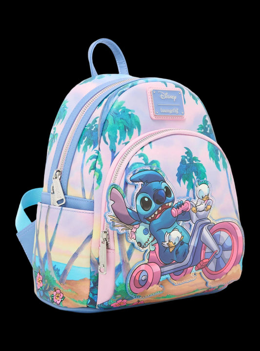 Lilo & Stitch Stitch & Scrump Duck Biking Mini Backpack
