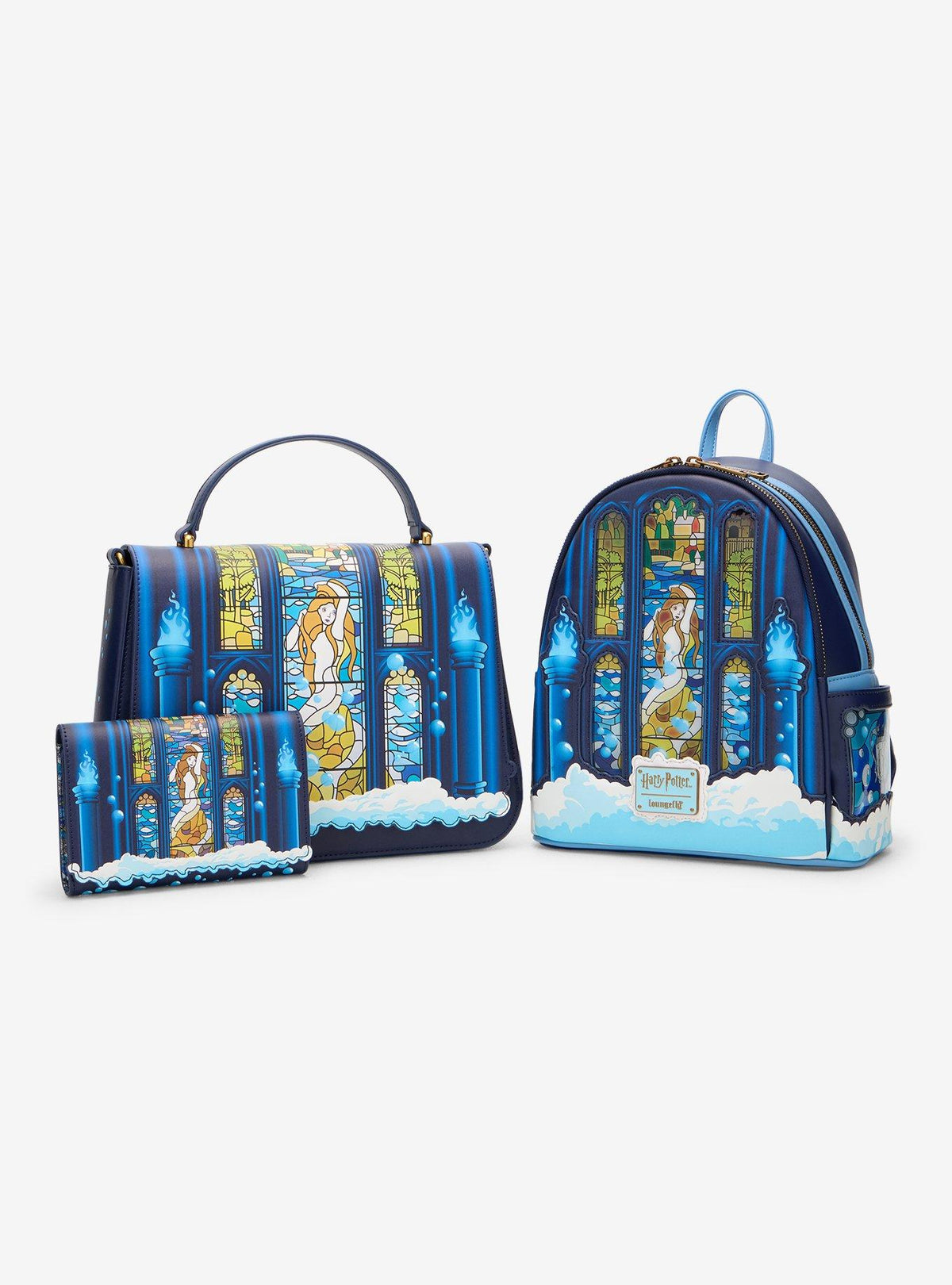Harry Potter Mermaid Stained Glass Window Figural Mini Backpack