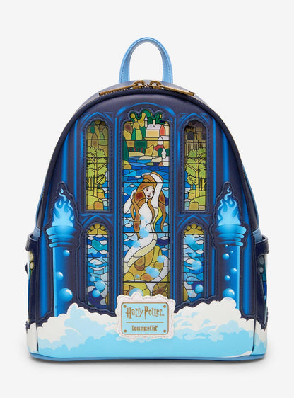 Harry Potter Mermaid Stained Glass Window Figural Mini Backpack front