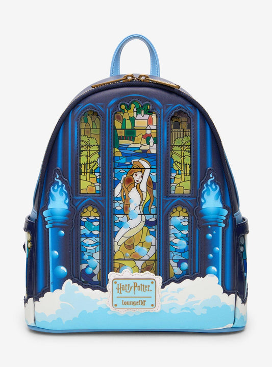 Harry Potter Mermaid Stained Glass Window Figural Mini Backpack front