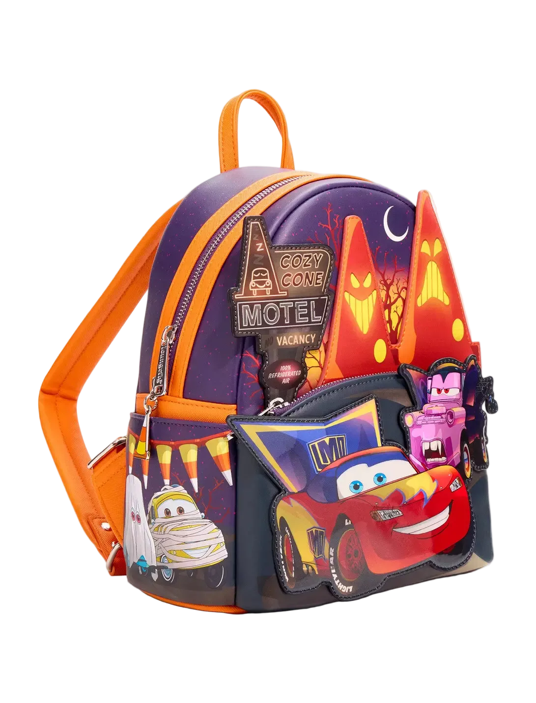 Cars Halloween Costumes Glow-in-the-Dark Mini Backpack Exclusive Loungefly Disney Pixar