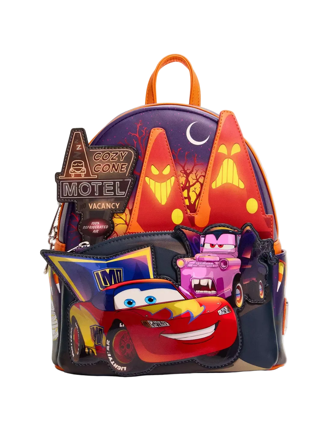 Cars Halloween Costumes Glow-in-the-Dark Mini Backpack Exclusive Loungefly Disney Pixar