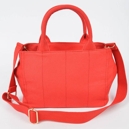 Solid Canvas Tote: Teal