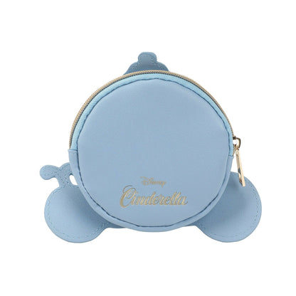Cinderella Enchanted Carriage Blue 5" Coin Pouch Wristlet Wallet