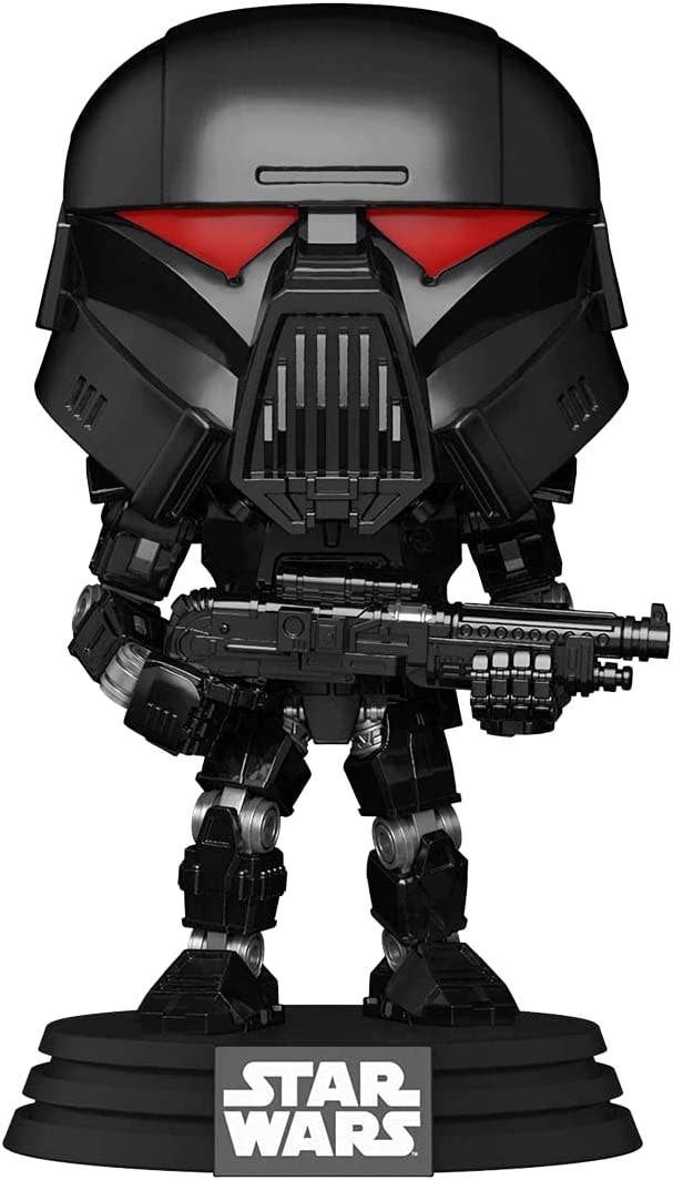 Star Wars The Mandalorian Dark Trooper Vinyl Figure #466 - alternate view 3