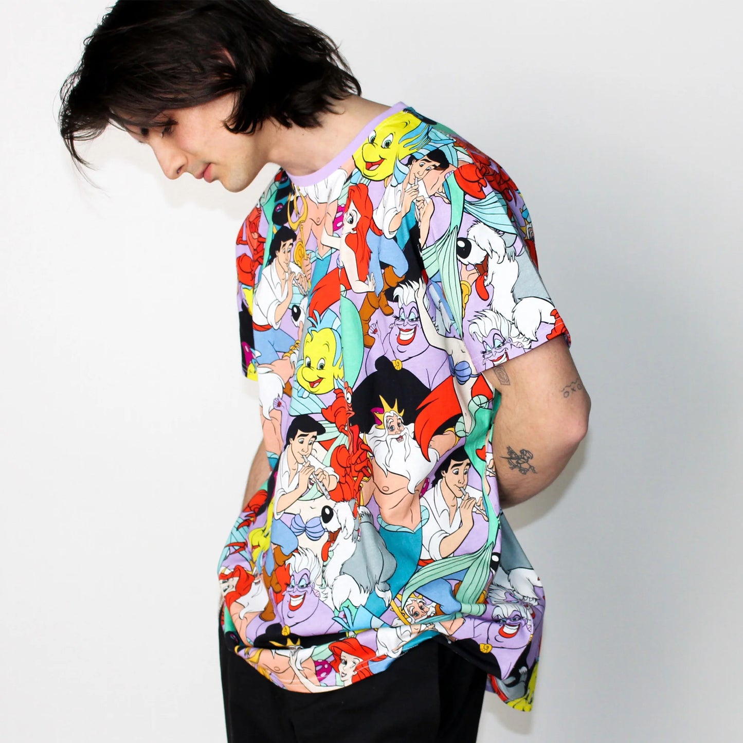 CakeWorthy Disney The Little Mermaid All Over Print T-Shirt